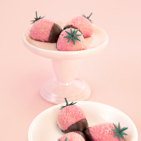 Chocolate-Dipped Marzipan Strawberries 3 Piece