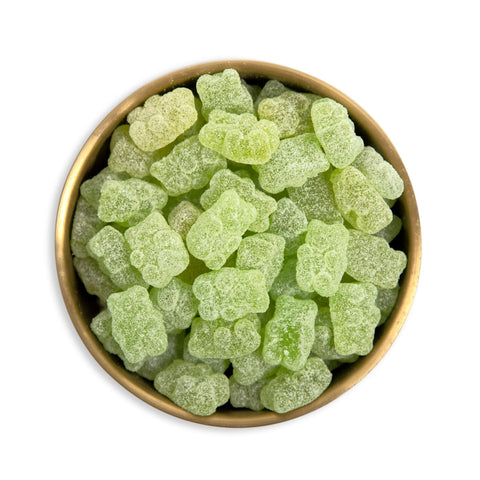 Lolli and Pops Bulk LOYALTY Sour Green Apple Gummy Bears (12oz)