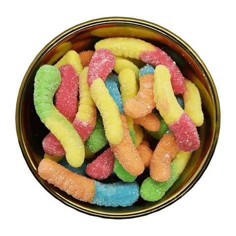 Lolli and Pops Bulk Mini Neon Gummy Worms