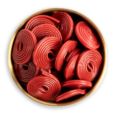 Lolli and Pops Bulk Strawberry Licorice Broadway Wheels