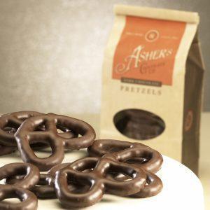 Lolli and Pops Classic Dark Chocolate Covered Pretzels