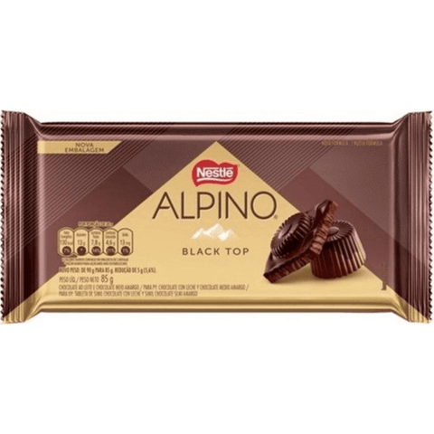 Lolli and Pops International Alpino Black Top Chocolate Bar