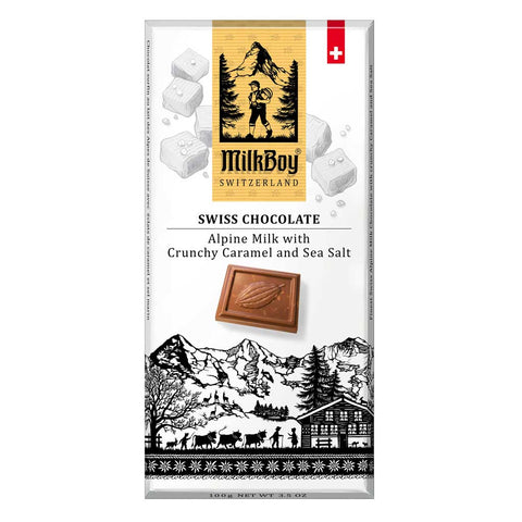 Lolli and Pops International MilkBoy Milk Chocolate Caramel & Sea Salt Bar