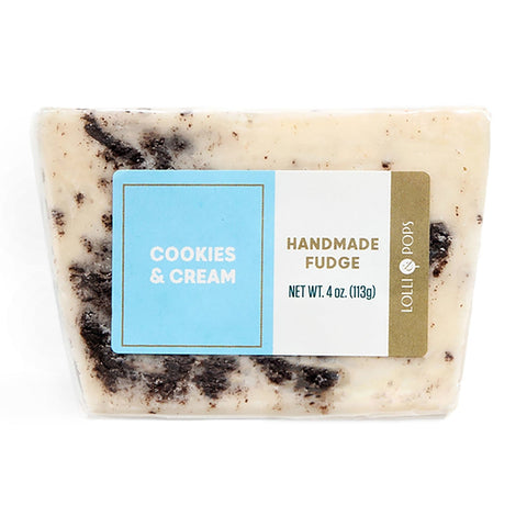 Lolli and Pops L&P Collection Cookies and Cream Fudge