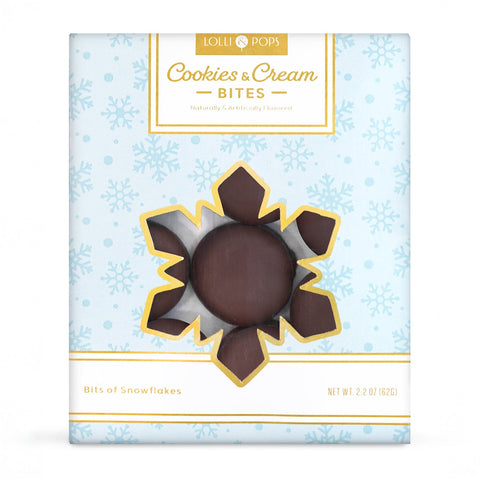 Lolli and Pops L&P Collection Cookies & Cream Bites Snowflake Box