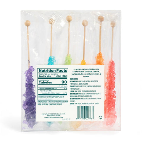 Lolli and Pops L&P Collection Rockin' Rainbow Rock Candy Pack