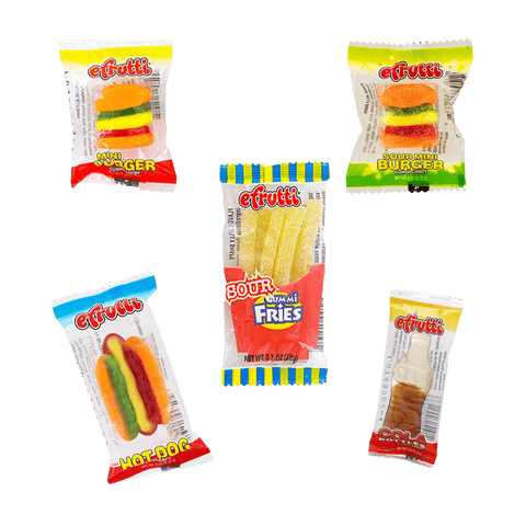 Lolli and Pops Novelty Gummi Lunch Mega Mix Bag