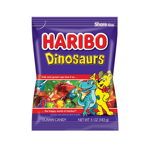 Lolli and Pops Novelty Haribo Dino Bag