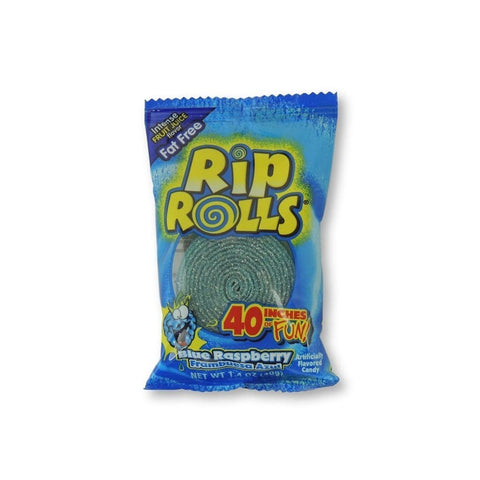 Lolli and Pops Novelty Rip Rolls Blue Raspberry