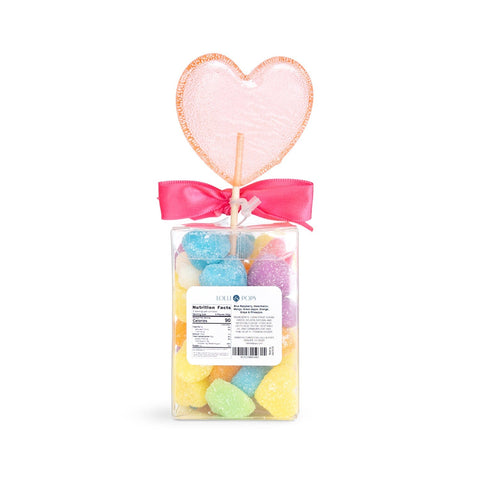 Lolli & Pops L&P Collection Heart Lollipop & Gummy Set