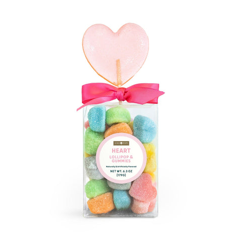 Lolli & Pops L&P Collection Heart Lollipop & Gummy Set