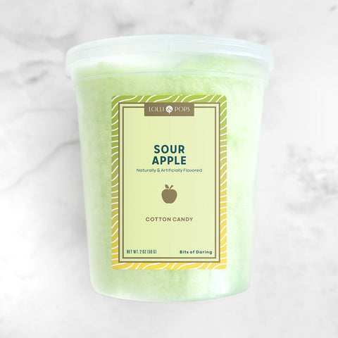 Lolli & Pops L&P Collection Sour Apple Cotton Candy