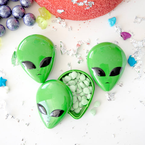 Lolli & Pops Novelty Alien Head Sours Tin