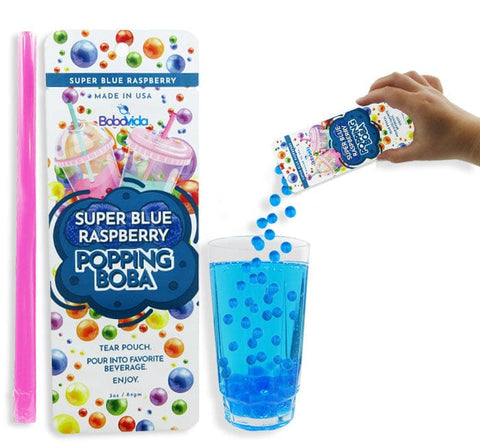 Lolli & Pops Novelty Blue Raspberry Popping Boba