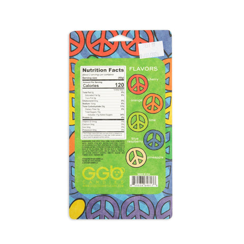 Lolli & Pops Novelty Giant Gummy Peace Sign