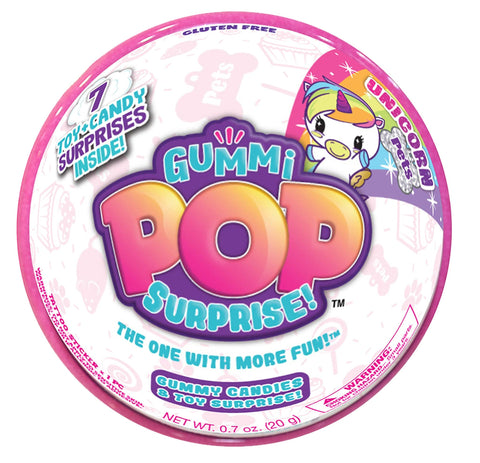 Lolli & Pops Novelty Gummi Pop Unicorn Surprise