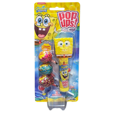 Lolli & Pops Novelty SpongeBob Pop Ups! Lollipops Assortment