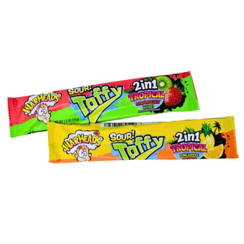 Lolli & Pops Novelty Warheads 2 in 1 Tropical Taffy